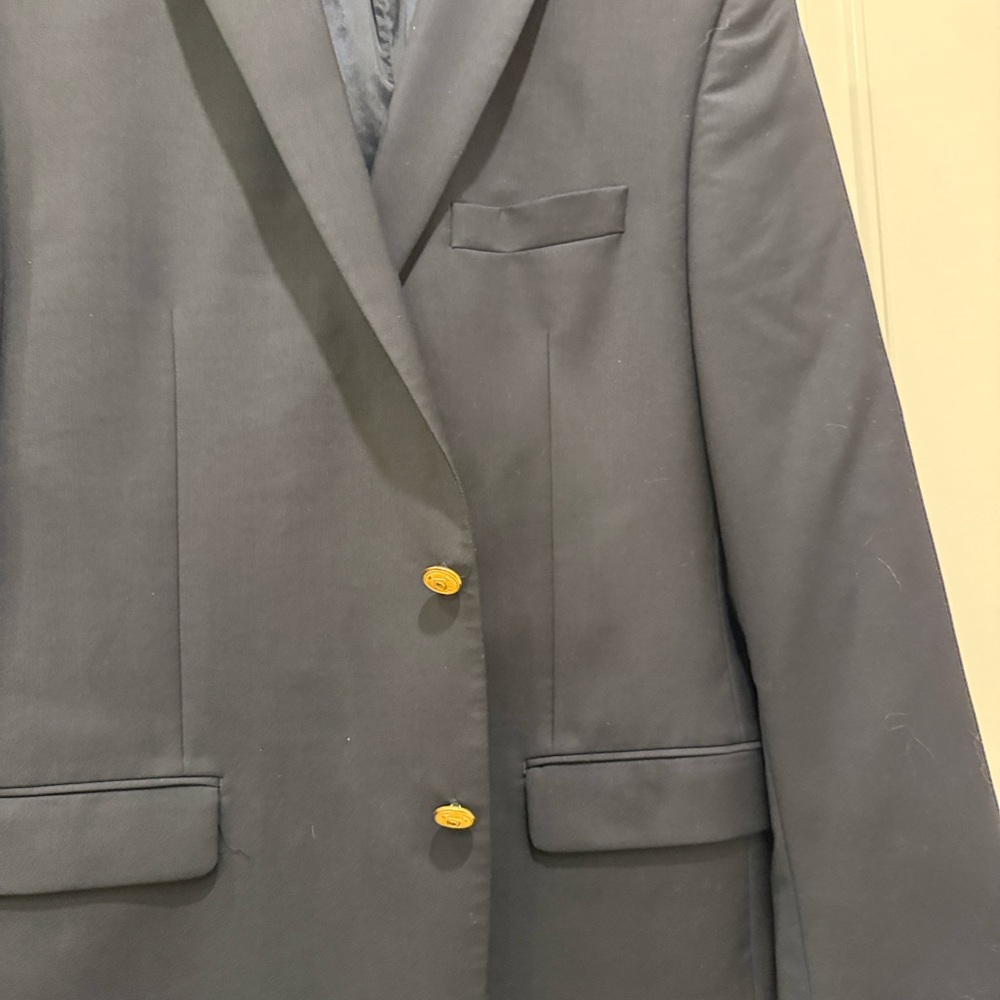 Ralph Lauren Navy Blazer with Gold Buttons - Picture 12 of 16